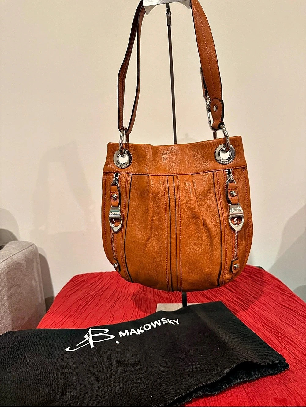 B. Makowsky Brown Shoulder Bag